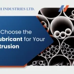 PVC pipes and profiles showing extrusion application with title on selecting the right PVC lubricant for improved processing performance